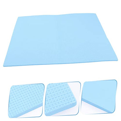 Fish Tank Pad Aquarium Leveling Mat Fish Aquarium Accessories Glass Aquarium Fish Tank Cushioning Mat Fish Supplies Fish Tank Accessories Aquarium Stand Black Blue Foam Non-Slip