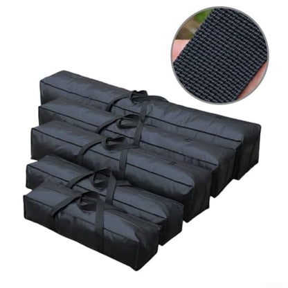 Tent Pole Bag Oxford Cloth Camping Storage Fishing Rods Awning Frame Clubs Carry Case with Reinforced Bottom Black 59.1 Inch(60 * 25 * 25 cm)
