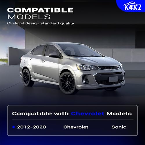 K750630 Zinc-Nickel Alloy Front Stabilizer Sway Bar End Link for 2012-2020 Chevy Sonic Replaces# 42342547 537-110 MS508162