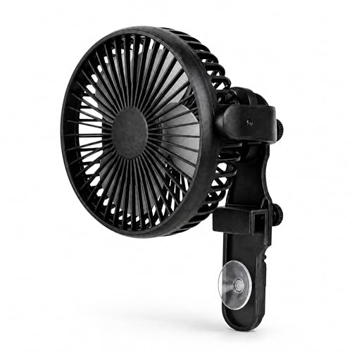 Aquarium Chiller, Adjustable Wind Direction Aquarium Fan Fish Tank Aquarium Cooling Fan with USB Cable for Fish Tanks and Aquatic Environments(13cm Diameter)