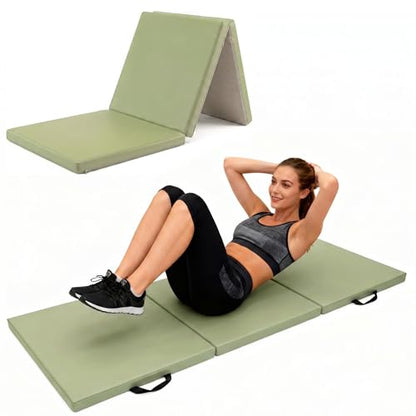Foldable Yoga Mat - color: Green
