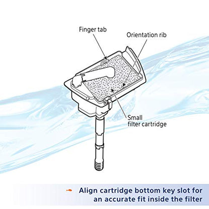 Aqueon Aquarium Fish Tank Replacement Filter Cartridges Small - 3 pack - size: 3 Pack