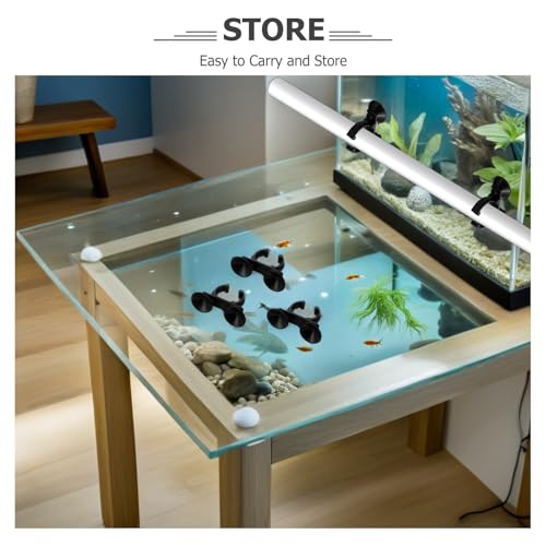 10pcs Aquarium Suction Cup Clips: Fish Tank Holder - Plastic Heater Clamp for Reptile Glass Fish Supplies Pumps Tubing Light Plant Decorations