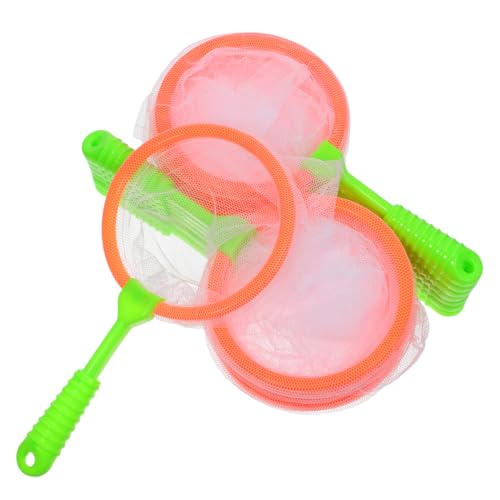 Totority Fishing Net for Kids - 14Pcs Outdoor Mini Catcher Net Set for Nature Exploration and Fish Collecting - Telescopic Plastic Design 8 66X4 72 Inches