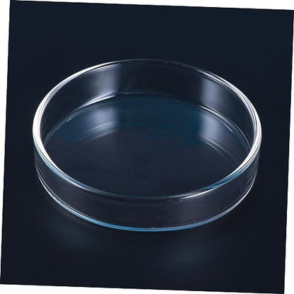 Kisangel 1pc Glass Shrimp Food Feeder Bowl Round Dish for Fish and Reptiles Crystal Glass Small and Elegant Aquarium Supply