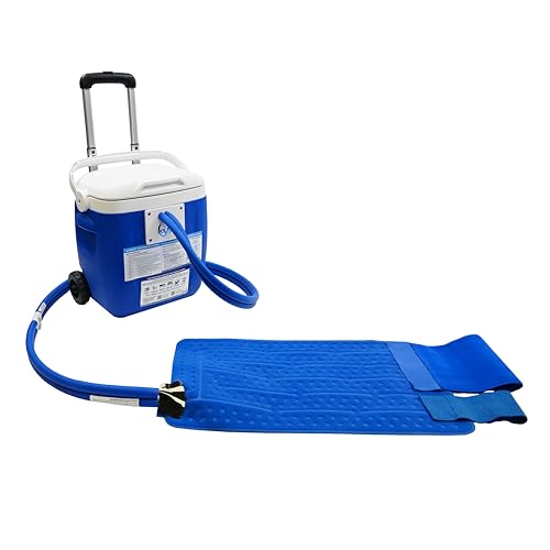 Polar Active Ice Hip-Extended Coverage Cold Therapy Ice Machine System with 12.5"x22.5" Therapy Compression pad, Programmable Timer, 16 Qt. Cooler, Quiet Pump, Strong Cryotherapy Pain Relief Treatment - style: Hip Pad