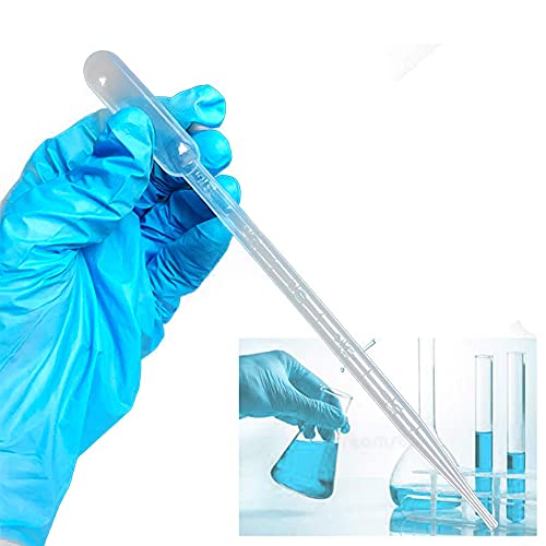 Yesallwas Plastic pippets Dropper 10ml 20Pcs, Large Pipette Dropper for Lab Measuring and distributing Liquid