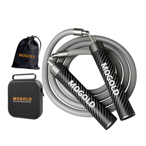 Weighted Jump Rope, 1LB - 3 Pre-Sized Lengths (M/L/XL) for Perfect Fit, No Adjustment Needed! Ergonomic Faux Leather Handle for HIIT, Strength, Cardio & Fat Burn - size: L - 9'0(User Height 5'7.5" - 6')