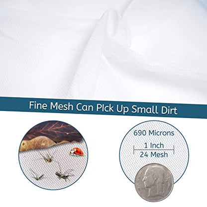 Upgrades Swimming Pool Leaf Net Skimmer Rake with Adjustable Aluminum Pole and Nylon Medium Fine Mesh for Cleaning Swimming Pools, Hot Tubs, Spas and Fountains - size: Pool Skimmer with Pole