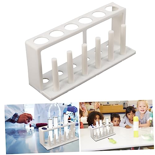Zerodeko 2pcs Portable Test Tube Holder for Water Quality Testing Organizer Rack for Laboratory Use Anti-slip Design for School Science Projects and Experimentation