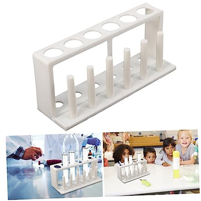 Zerodeko 2pcs Portable Test Tube Holder for Water Quality Testing Organizer Rack for Laboratory Use Anti-slip Design for School Science Projects and Experimentation