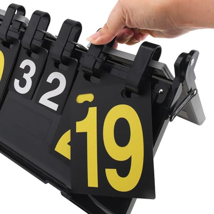 Foldable Scoreboard Flip with Large Numbers (1–31)