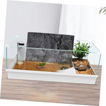 Reptile Tank Background Board 3D Natural Stone Tile Turtle Decor Fish Tank Wall Decor
