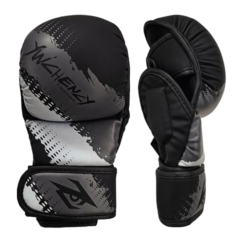 YWChenzy Fighting MMA Sparring Gloves Open Palm Martial Arts Boxing Punching Bag Training Gloves - color: yst2