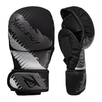 YWChenzy Fighting MMA Sparring Gloves Open Palm Martial Arts Boxing Punching Bag Training Gloves - color: yst2