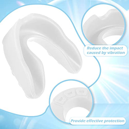 Frienda Adult Mouth Guards for Sports with Case - color: Clear White