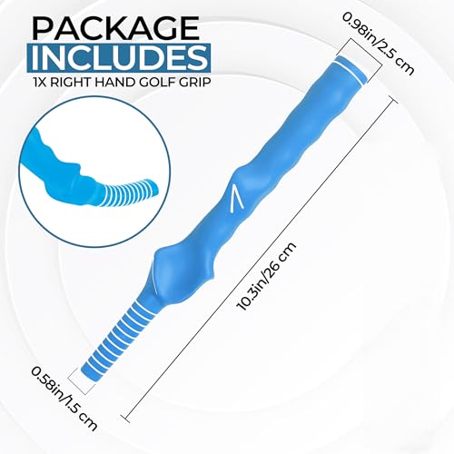 Right-Hand Golf Grip Trainer – Golf Swing Training Aid for Perfect Hand Positioning | Anti-Slip Grip Trainer for Beginners & Pros | Improve Accuracy, Power & Consistency