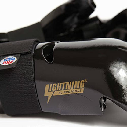ProForce Lightning Punches Karate/Martial Arts Sparring Gloves - color: Black, size: Large