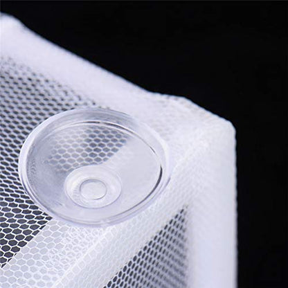 POPETPOP Fish Incubator Mesh Fish Ghost Shrimp Breeding Net Aquarium Drip Acclimation Kit Hatchamals Incubators Hatchinals Acclimation Net Brine Shrimp White Dripping