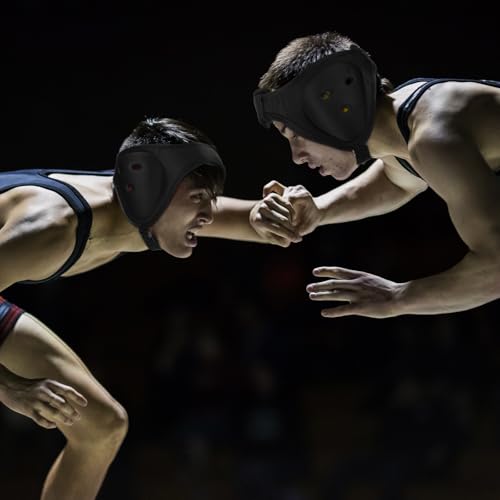 Tellegloww Wrestling Headgear for Kids, Youth - color: Black, style: Classic Style