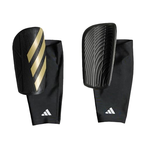 adidas Unisex Adult Tiro Soccer Shin Guards - color: Black/Gold Metallic/White/Competition, size: Small