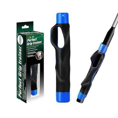 Golf Grip Trainer for Right-Handed Golfers – Golf Training Aid for Proper Hand Placement, Build Muscle Memory & Improve Swing Consistency, Golf Club Grip Trainer for Drivers, Irons & Wedges