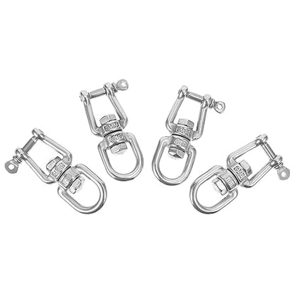Practical Swivel Ring Rigging Set 4pcs Steel d Ring for Sandbag and Chain Extenders
