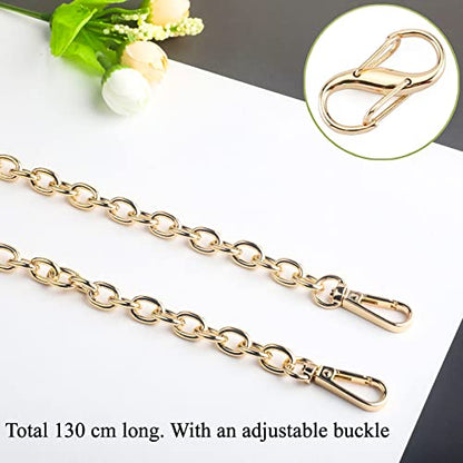 Beaulegan Purse Chain Strap Replacement, 51 inches Gunmetal - color: Gunmetal Black
