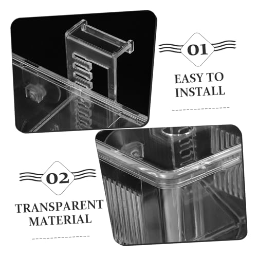 Toyvian Aquarium Fish Breeding Box Isolation Incubator for Fish Tank with Mesh Divider Easy to Install Hatchery for Fry Shrimp and Nursery
