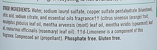 Seventh Generation Disinfecting Spray, Eucalyptus and Thyme, Disinfectant Made from Essential Oil, 13.9 Oz