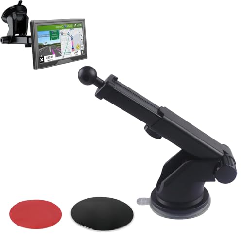 Replacement Suction Cup Mount Part, Suction Cup Bracket for GPS Ball Joint Flexible Mounting Disk Mount Windshield Dashboard Carplay Monitor GPS Suction Cup Mount for Garmin Mount