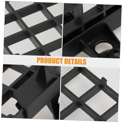 Cabilock Aquarium Fish Tank Divider Board 10pcs Black Plastic Grid Partition for Fish Tank Isolation and Bottom Filter Suitable for Breeding and Aquarium Separation