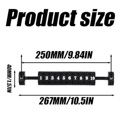 2 Pcs Table Football Counter, Score Goal Counter, 10 Numbers Scoring Score Counter Indicator for Air Hockey, Shuffleboard