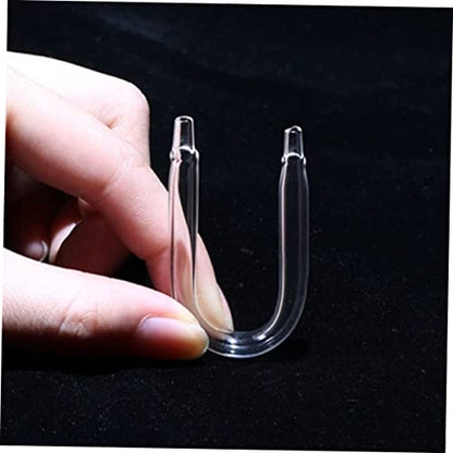 U-Shaped CO2 Diffuser Tube for Aquariums 1 Piece CO2 Tube Compatible Aquarium Plants Sturdy Glass Construction for Fish Tanks