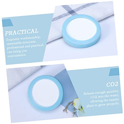 Kisangel Diffuser Disc for Fish Tank Polished Replacement Slice Compact and Aquarium Accessory Prevents Clogging Fish Tank Supply