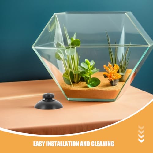 LIOOBO 36PCS Aquariums Oxygen Pump Suction Cups - Fish Tank Underwater Suckers for Submersible Oxygen Pumps -Rubber Holders Replacement