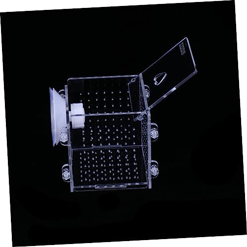 HEMOTON 2Pcs Fish Hatchery Cage Breeding Isolation Box for Aquatic Pets Incubator for Guppy and Shrimp Aquarium