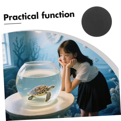 Yardwe Non-Slip Fish Tank Bottom Mat Waterproof Cushioning Pad for Aquariums Terrariums and Micro Landscape Bottles 1-Piece Soft Leveling Mat - size: 12.00X12.00X1.00CM