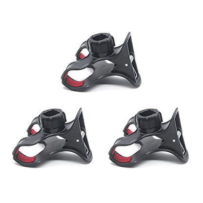 3 Pack Gooseneck Clamp Replacement Phone Holder Clip Universal 17mm Ball Mount Joint Socket for Flexible Long Arm Hose Stand Cellphone Bracket Table Bed Desk Car Bicycle Handelbar Ring Light