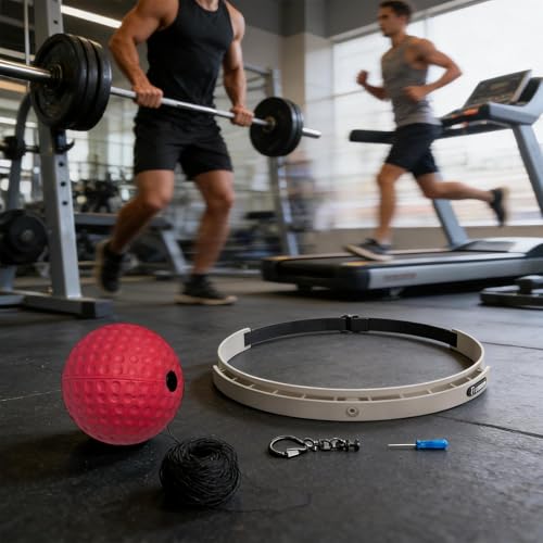 Boxing Reflex Ball Punching Speed Reaction - color: red hard ball