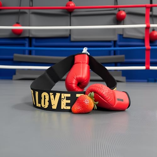 Boxing Ball Equipment - Boxing Training Ball, Boxer Reflex Ball, Boxing Reflex Ball Headband Set, Beginners Friendly Reflex Ball Headband, Boxing Trainer Boxing Gym Equipment Other Sports - color: Red
