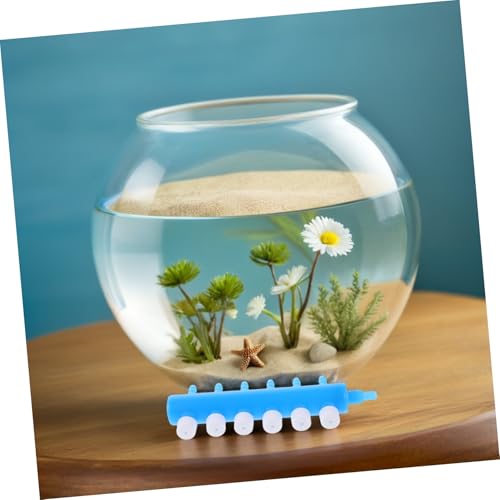YARNOW 4pcs Aquarium Air Control Valves Plastic Airflow Regulators with Valves for Fish Tanks Oxygen Pump Splitter Connectors Compatible with Standard Airline Tubing