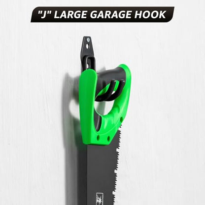 Heavy Duty Garage Hooks for Storage & Hanging Items, 40-Pack - color: 40-Pack Set Black