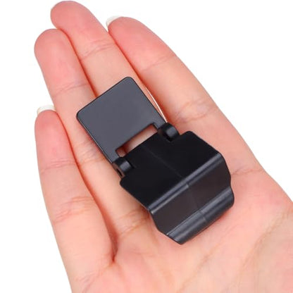 6pcs Reptile Cage Lock Clips, Terrarium Locking Lid Clips for Feeding Tanks, Black Plastic Buckle Latches for Reptile Breeding and Escape Prevention
