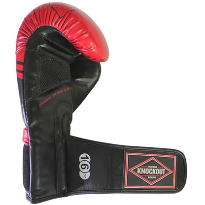 Boxing Gloves & Muay Thai Shin Guards for Men and Women, MMA Kickboxing Shin Pads Set, Adjustable Shin Guards with Instep Protection, Sparring & Martial Arts Training Gear - color: Red/Black, size: 14 oz