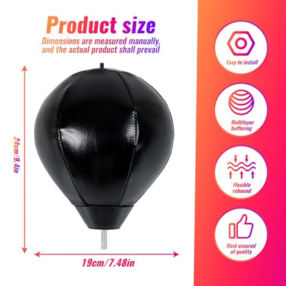 Boxing Speed Ball Universal 8mm Screw （Black）