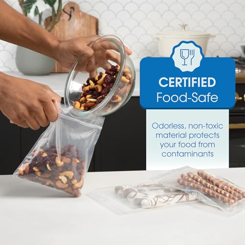 Spartan Industrial - 5" X 8" Clear Zip Bags (1000 Count) Heavy Duty 4 Mil Plastic Bags With Resealable Zipper to Bag Bolts, Seeds, and Small Parts - size: 5" x 8"