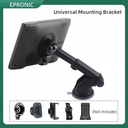 Replacement Suction Cup Mount for Garmin GPS Mount, Universal 17mm Ball Joint Flexible Mounting Disk for Car Phone Holder Windshield Dashboard Carplay Screen Monitor Bracket