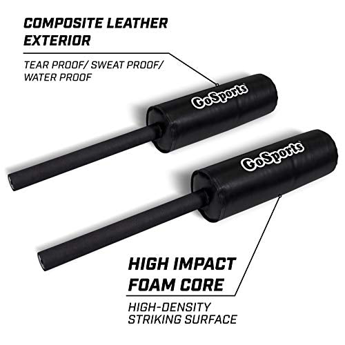 GoSports Padded Blocking Guards - 2 Pack, Great Defender Simulation for Martial Arts & Sports Training - style: Blocking Sticks