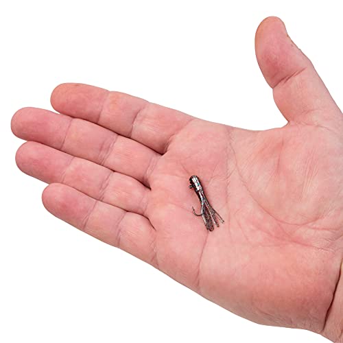 Berkley PowerBait Pre-Rigged Atomic Tubes Fishing Soft Bait - color: Smoke Rainbow Sparkle, size: 1/64 oz